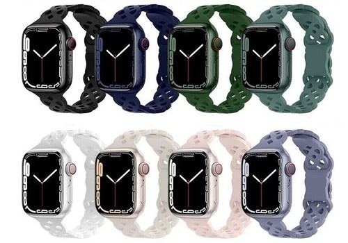 Spitzen-Uhrenarmband Sportarmband Für Apple Iwatch Serie Se 7 6 5 4 3 2 1/39 : - Picture 1 of 31