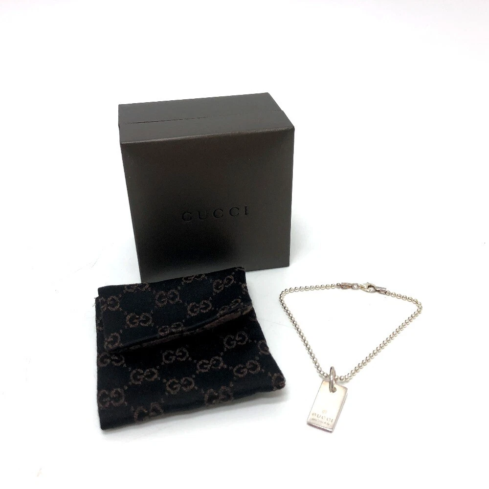Bracelet logo Gucci bracelet bracelet SV925 femmes argent avec boîte bijoux accessoire