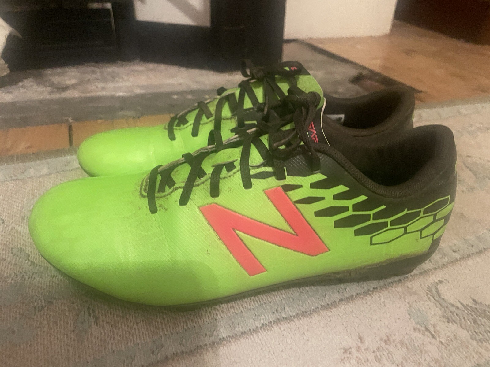 New Balance Football Boots Size UK 5.5 Green eBay