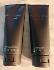 Mankind Kenneth Cole After Shave Balm & Hair Body Wash 3.4 Oz Each~ New, Sealed