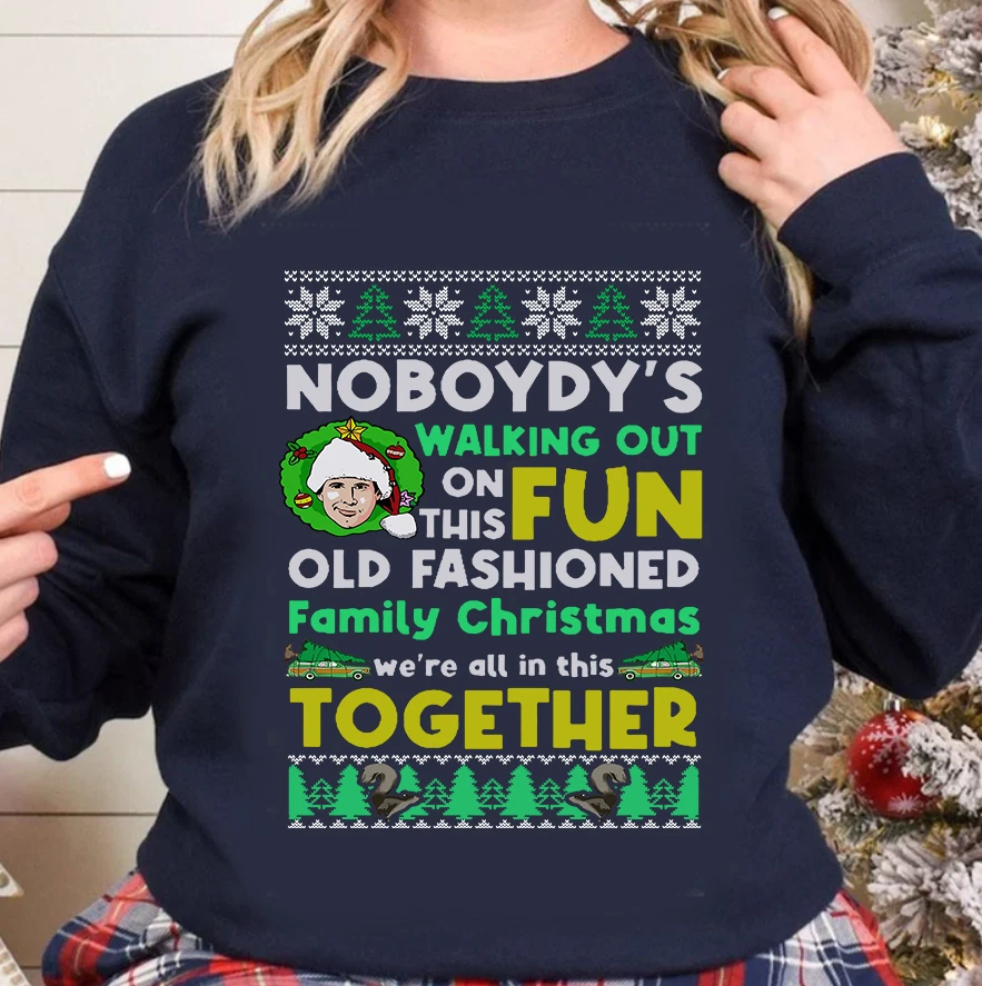 National Lampoon S Christmas Vacation Sweatshirt Clark Griswold Family