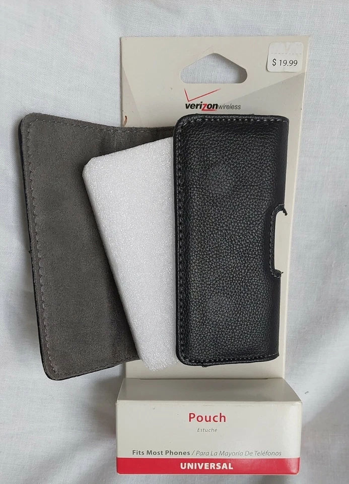 Verizon Bolsa de Cuero Giratoria Clip de Cinturón PRE INTELIGENTE MÓVIL Teléfono Pantalla de 3.5" NUEVO Foto 3 de 4