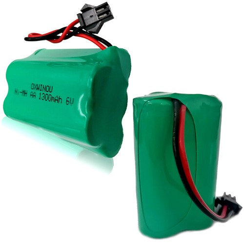 6V 1300mAh NiMH AA SM2P Rechargeable Battery Pack Plug For Toy Remote