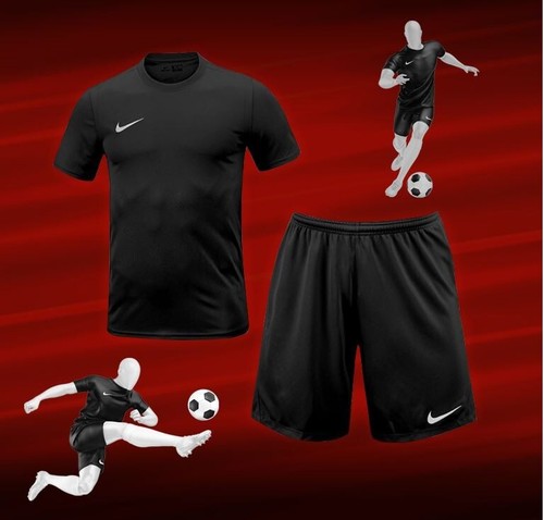 Nike Dri-Fit Park Training Set Top Shorts Tracksuit Football Mesh Sports Soccer - Picture 2 of 8