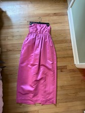 Loveshackfancy Strapless Pink Dress