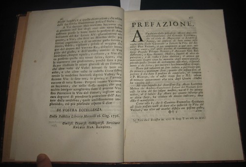 1756 Angelo Maria Bandini, Memorie del senator Pier Vettori. Livorno. - Foto 4 di 10
