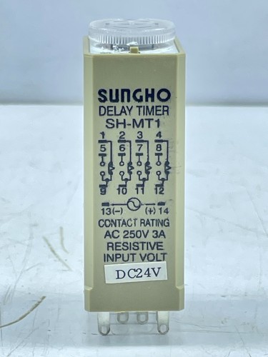 Temporizador de retardo clasificación de contacto Sungho Controls Co. SH-MT1 AC250V 3A voltaje de entrada DC2V - Imagen 7 de 13