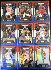 2023-24 Prizm Basketball Red, White, & Blue Veterans & Rookies 1-300 You Pick