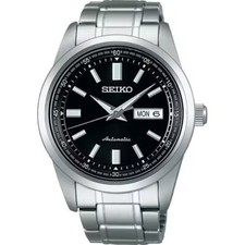 Seiko SARV003 Automatic Watch 4R36 Stainless Steel Black Dial Day-Date 100M Japn