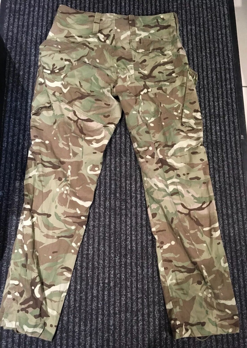Vintage British Army 94 Pattern Woodland DPM Camo Temperate Combat Trouser Pants 1355608072