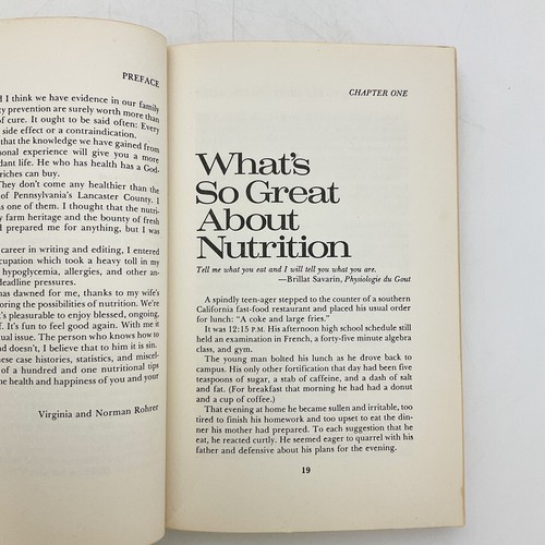 How to Eat Right and Feel Great Virginia Norman Rohrer Softcover Book 1977 - Picture 11 of 20