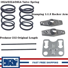 Valve Spring+Valve Push Rod+Rocker Arm For Predator 212cc Honda GX200 BSP