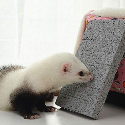 4-Pack Rabbit Scratch & Chew Pads - Lava Stone Grinding Boards For Rabbits, Hamsters, Chinchillas & Small Pets