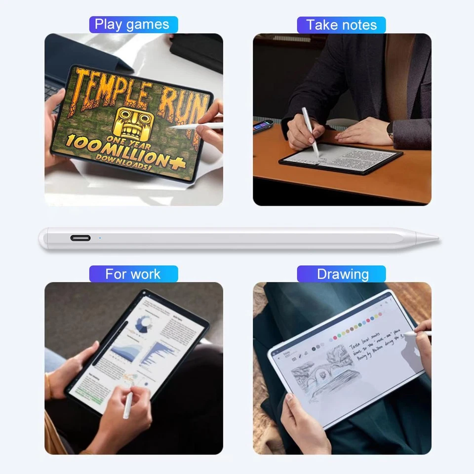 For Apple Pencil Stylus Pen 1st 2nd Generation for iPad 6th 7th 8th 9th 10th Gen - Image 2 of 4