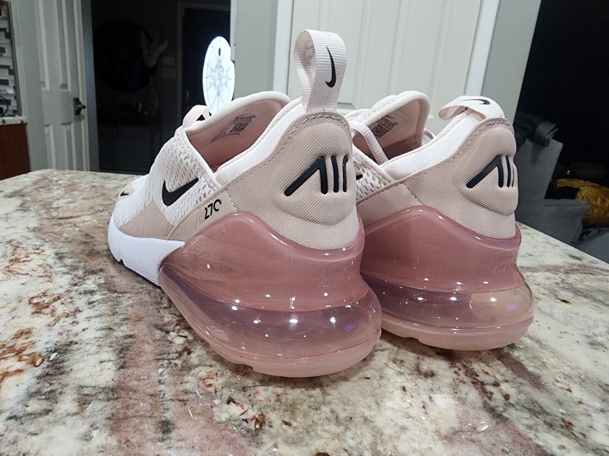 Nike Air Max 270 Light Soft Pink Women's AH6789-604 Black