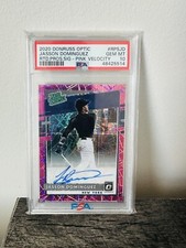 2020 Jasson Dominguez PSA 10 Optic PINK Velocity Auto Card RPS-JD Rated Prospect