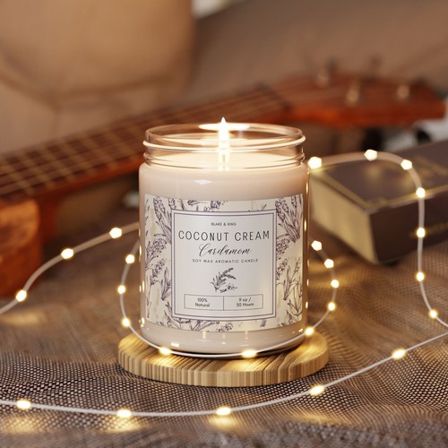 Scented Soy Candle - 9oz Natural Aromatic Candle - Picture 24 of 37