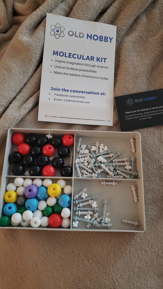 Old Nobby Molecular Kit 239 Piece - Complete! | eBay