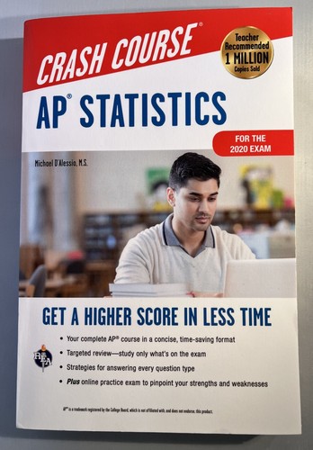 Lot of 3 - Crash Course Paperbacks AP Microeconomics, Statistics, US Government - Picture 4 of 7