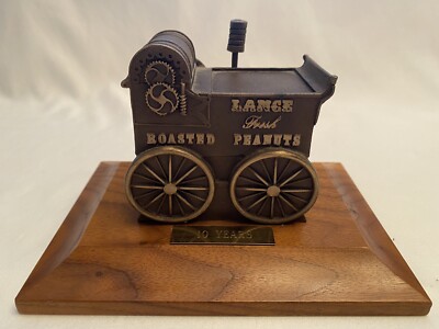 Vintage LANCE Peanut Award Figural Machine - 10 Year Service - Fresh Roasted