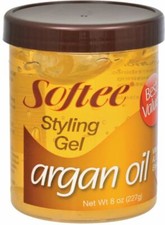 New 4 X 8 oz Softee Argan Oil Styling Gel