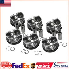 6X Rings & Pistons Set Φ84mm For BMW 135i 335i 535i 740i E82 E60 E90 N54B30 3.0L