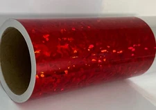 Holographic Crystal Sign Vinyl, Pick size + color, Metallic Plastic HOLOCRYSTAL