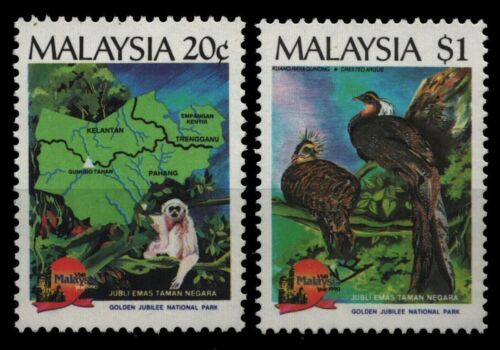 Malaysia 1989 - Mi-Nr. 416-417 ** - MNH - Wildtiere / Wild animals - Bild 1 von 1