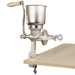 Heavy-Duty-Cast-Iron-Corn-Grain-Nuts-Tall-Mill-Counter-Grinder-Manual-Hand-Crank