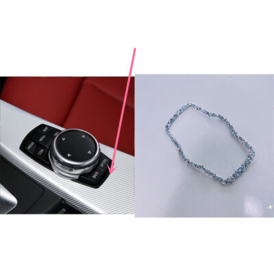 For BMW 1/3/5 Series X3/4 F30/34 F25 ABS Diamond  Multimedia Button Cover Trim