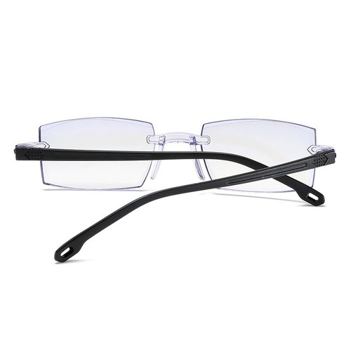 Kurzsichtige stilvolle randlose rahmenlose Kurzsichtigkeitsbrille - 1 bis -6 UK - Bild 4 von 7