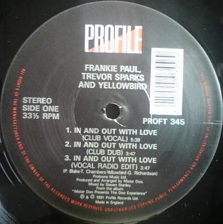 Frankie Paul, Trevor Sparks & Yellowbird* - In And Out With Love (12") - Bild 1 von 2