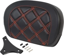 Detachable Sissy Bar Pad Passenger Backrest Pad Fits for Harley Touring Road Kin