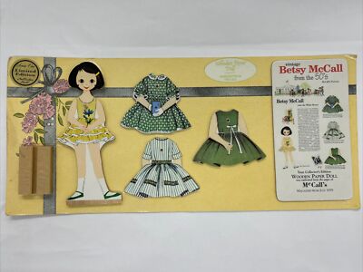 その他 betsy mccall Betsy McCall Series One Limited Edition Wooden Paper Doll