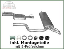 Auspuff Set Mercedes E-Klasse Kombi E280 E320 E420 E430 Mittel+ Endschalldämpfer