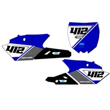 YZ 250 FX SG65  Custom MX Number Plates Senge Graphics Kit Compatible with