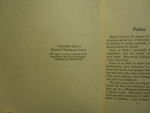 Seton, Ernest Thompson - Wild Animal Ways - 1st - 1916 - Dust Jacket!! - Bild 5 von 7