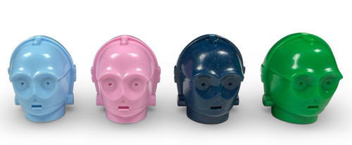 OFFIZIELLES LEGO - Star Wars C-3PO - (unveröffentlichte Farbe) Prototyp Menge 4 Köpfe! - Bild 1 von 3