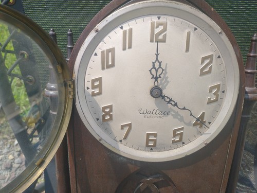 Reloj de manto eléctrico Wallace vintage sin probar - Imagen 10 de 10