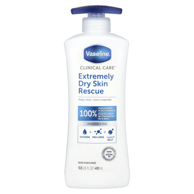 Clinical Care , Extremely Dry Skin Rescue Body Lotion, Fragrance Free, 13.5 fl