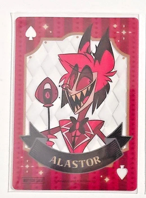 hazbin hotel トレカ ヴォックス アラスター Hazbin Hotel Alastor Vox Playing‑card‑style Clear Card Set of 2