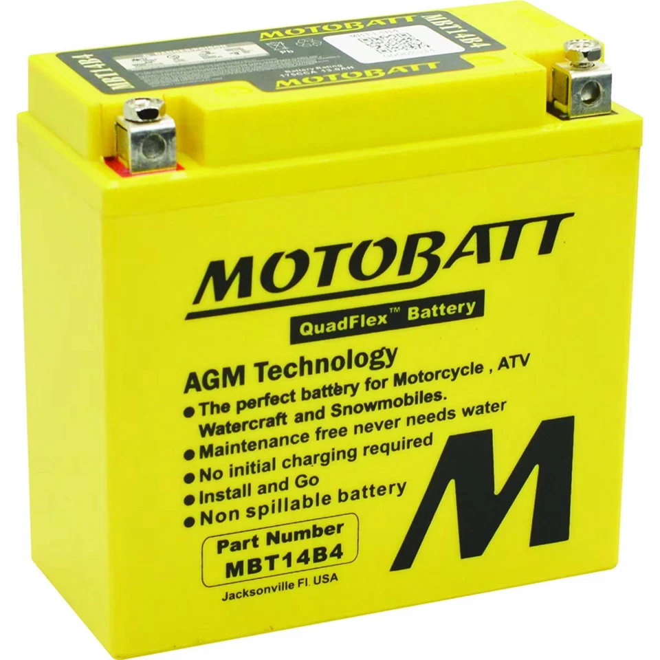 Batería Motobatt para Yamaha FZS1000 FZ1 1000cc 01-05 Foto 3 de 4