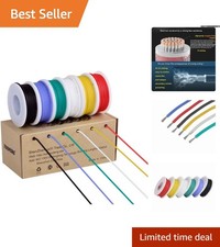 Flexible 18 AWG Tinned Copper Wire - 13.2ft Multi-Color Silicone Insulated Kit