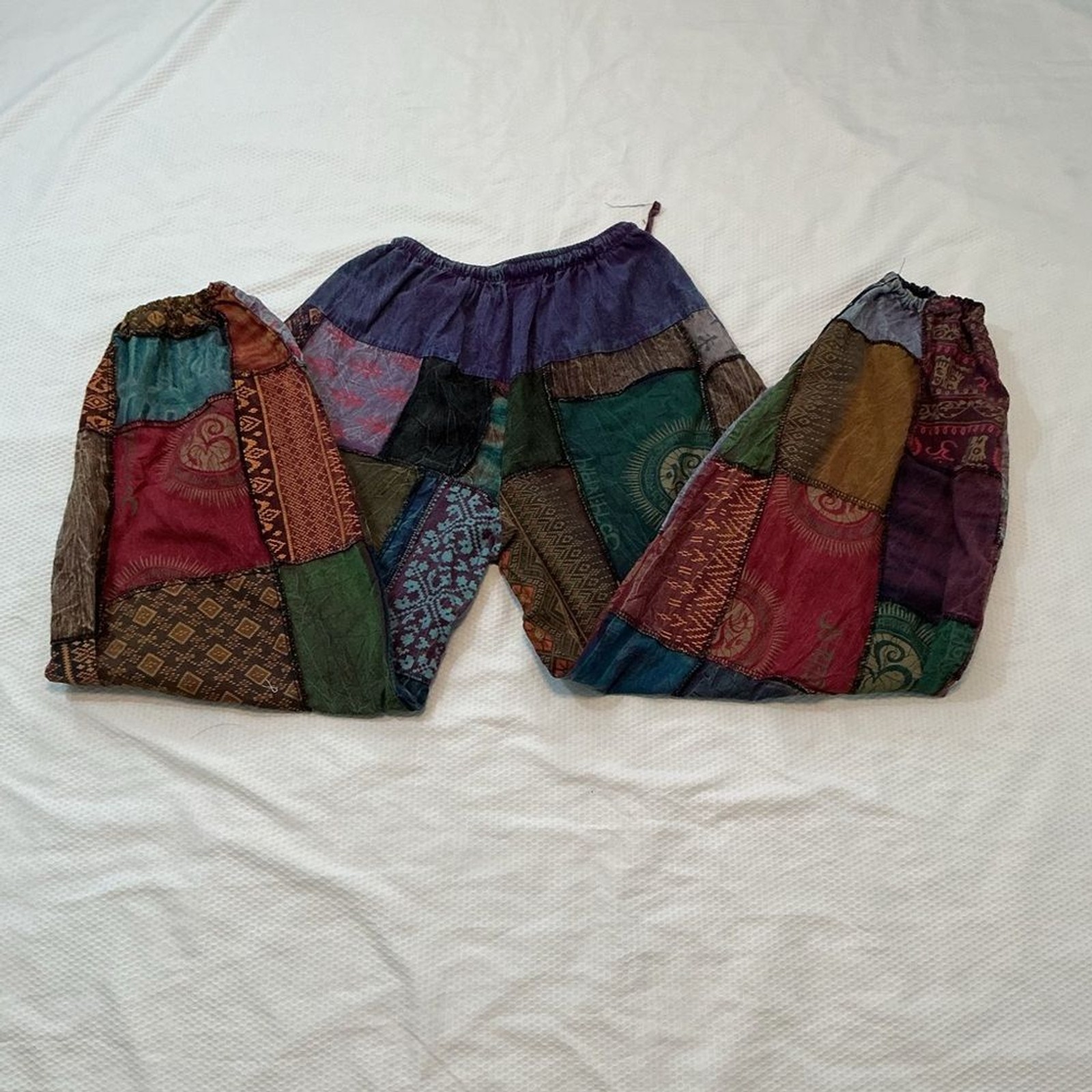 Patchwork Multicolor Pants , - image 4