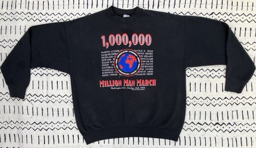 Vintage MILLION MAN MARCH Sweatshirt 1995 von Creative Marketing Intelligence XL - Bild 3 von 8