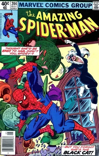 Amazing Spider-Man # 204 NM-WHITE PAGES 3rd App. of Black Cat-HIGH GRADE!!