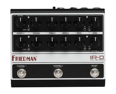 Friedman IR-D 2-Ch Tube Preamp DI/IR Pedal Based on Dirty Shirley Amp - Open Box