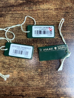 Rolex Datejust 116201 Swimpruf Green Hang Tag