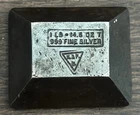Rare 14.5 Oz Kenneth Freda Shonback Vintage Silver Bar Toned Old Ingot San Fran