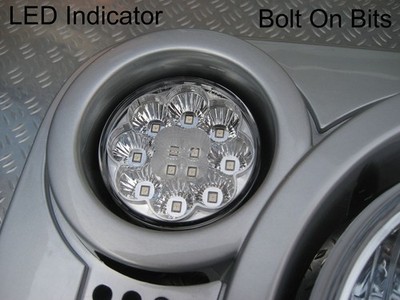Pair of LED Indicator Upgrade for Defender SVX grille conversions